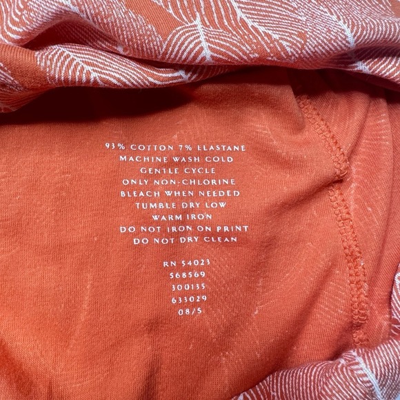 Banana Republic Women's Blouse Top Orange Spaghetti Strap Size Small - Picture 6 of 9